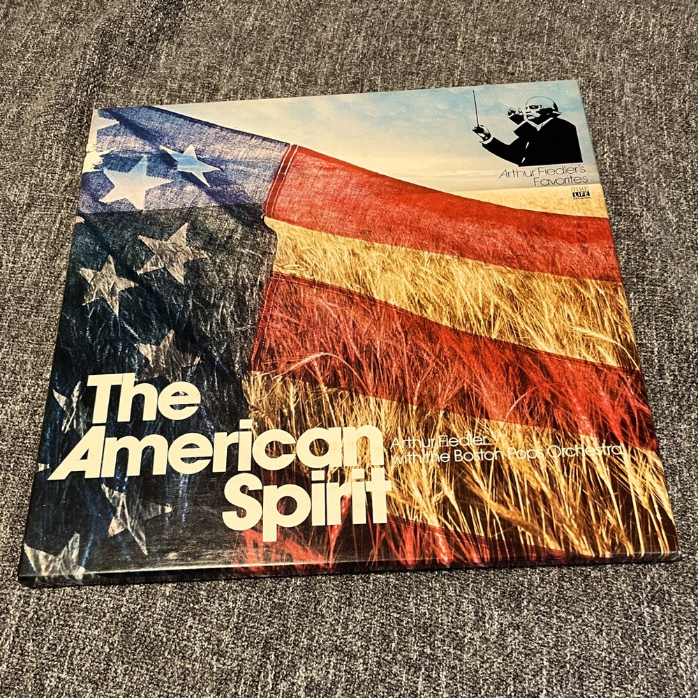 Vintage Arthur Fiedler The American Spirit Vinyl Record Boston Pops LP